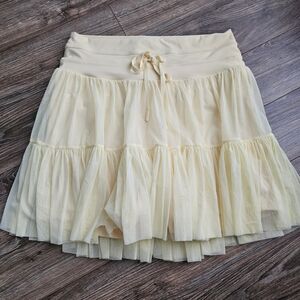 Light Yellow Popflex Pirouette Skirt